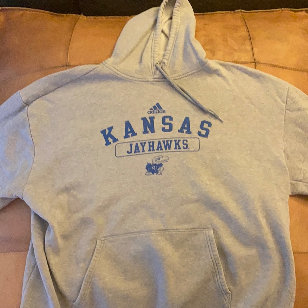 Men’s XL Adidas Kansas Hooded Sweatshirt
